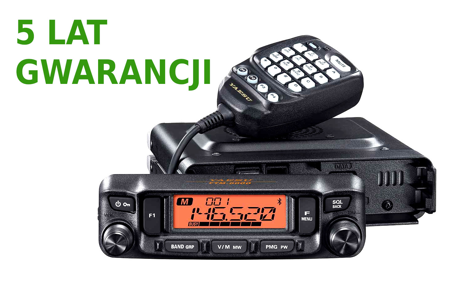 YAESU FTM-6000E EXPORT radiotelefon amatorski 2m/70cm 50W, 5 LAT